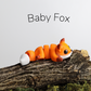 Baby Fox Fidget Keychain