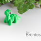 Brontosaurus Fidget Keychain