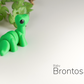Brontosaurus Fidget Keychain