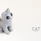 Mini Cat Statue Keychain