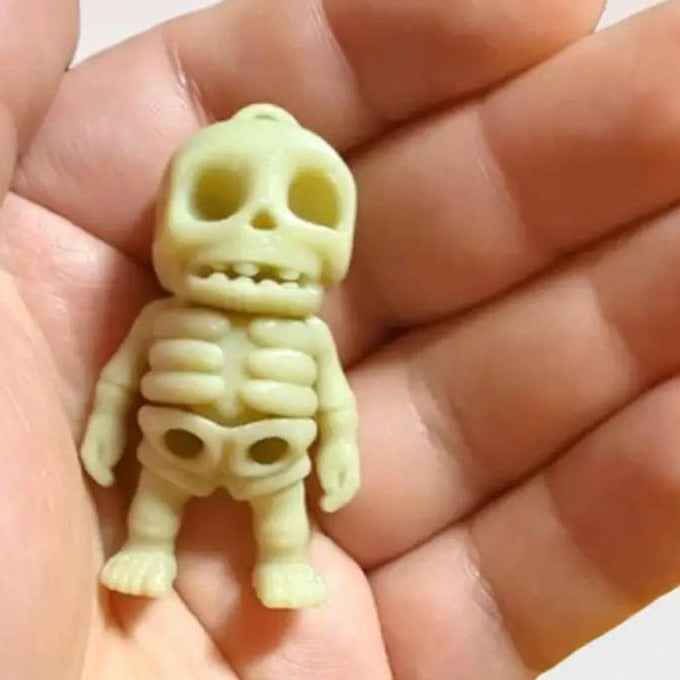 Spooky Fidgety Skeleton Keychain