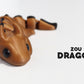 Fidget Dragon Keychain
