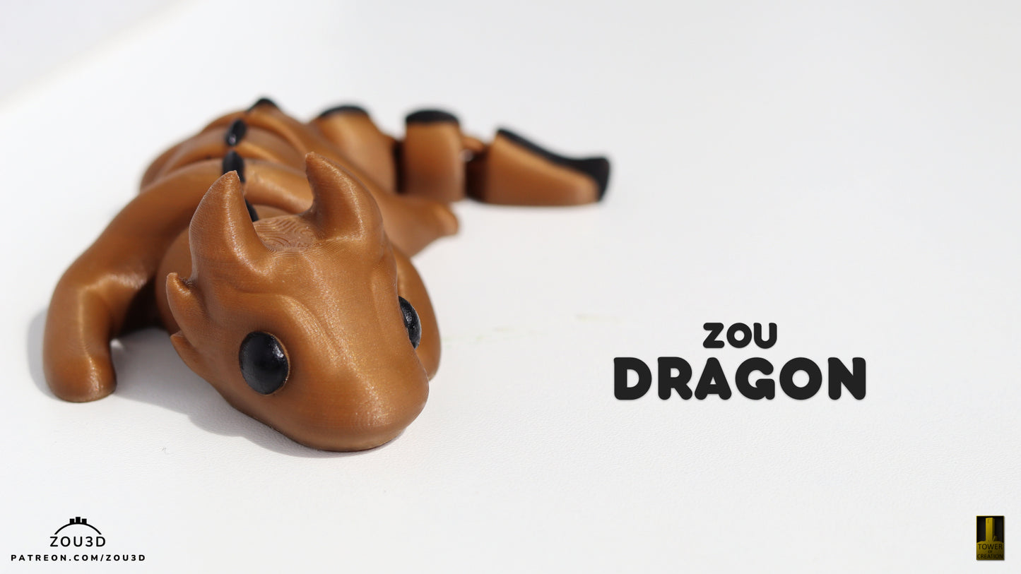 Fidget Dragon Keychain