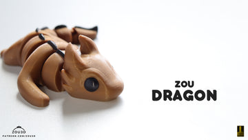 Fidget Dragon Keychain
