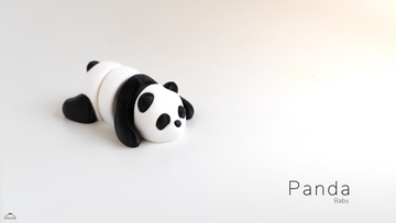 Panda Fidget Keychain