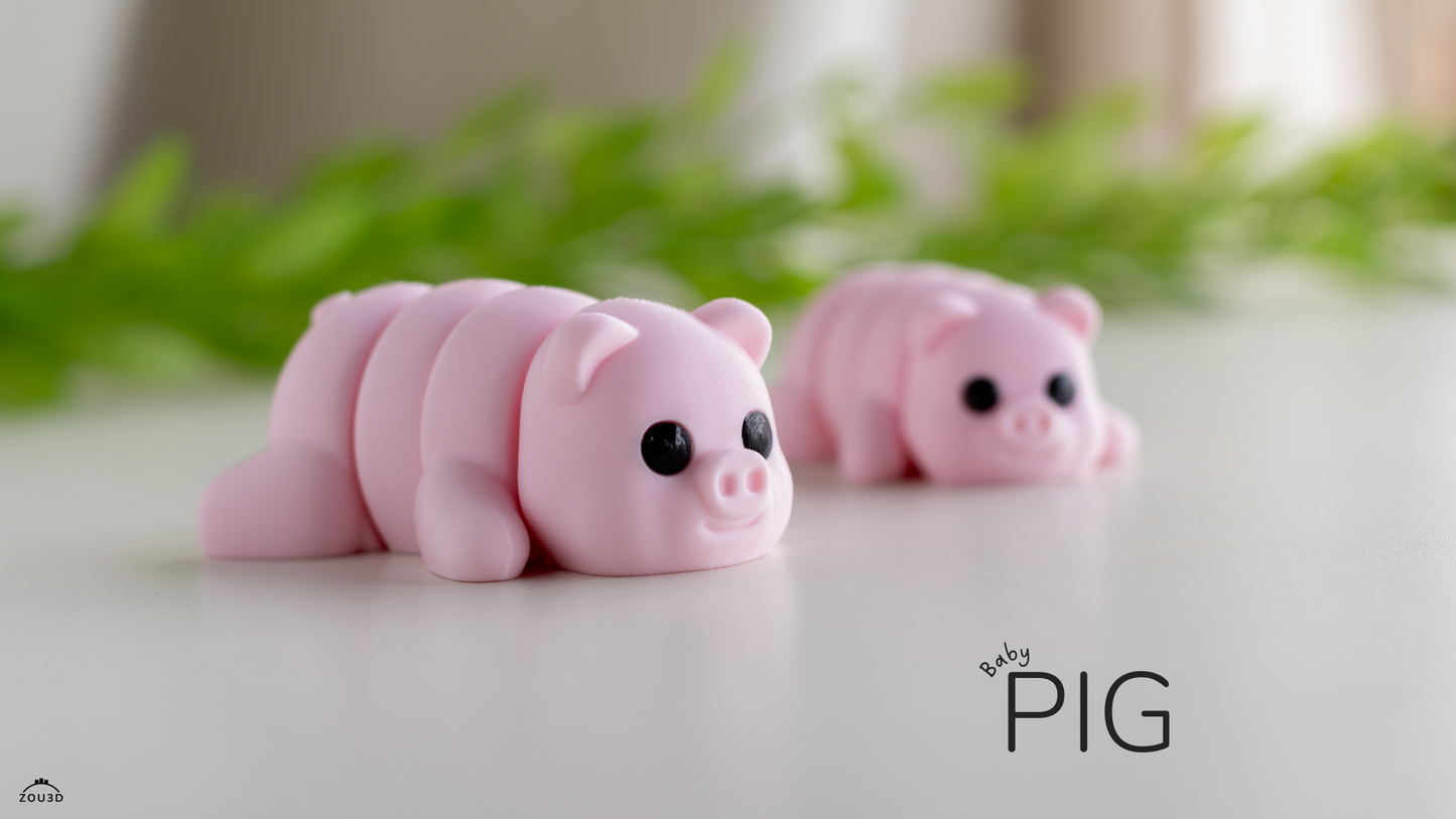 Pig Fidget Keychain