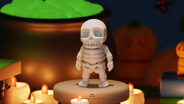 Skeleton Fidget Keychain