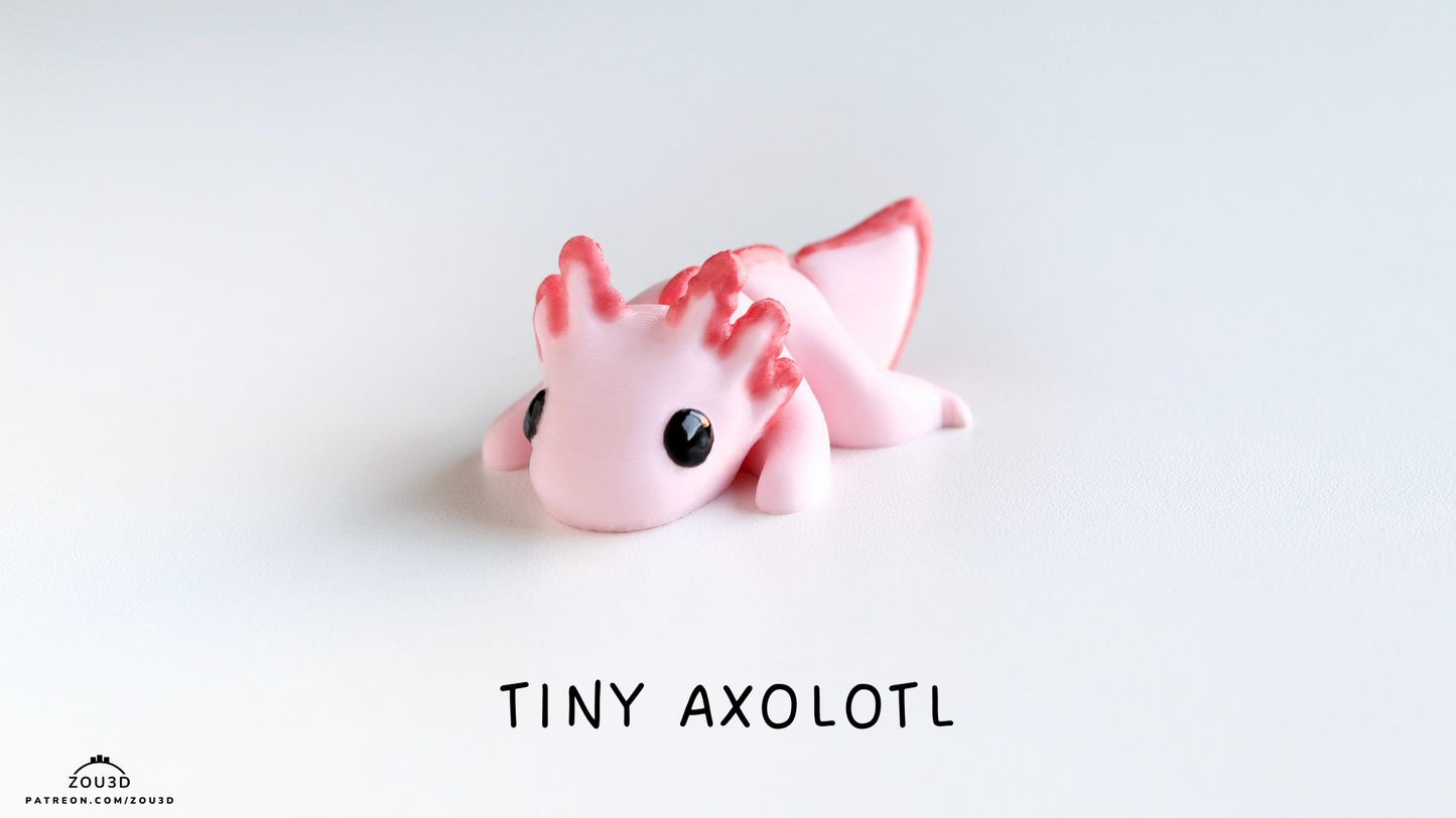 Axolotl Fidget Keychain