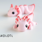 Axolotl Fidget Keychain