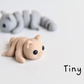 Tiny Cat Fidget Keychain