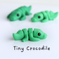 Crocodile Fidget Keychain