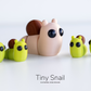 Tiny Snail Fidget Keychain