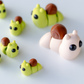 Tiny Snail Fidget Keychain
