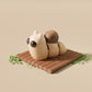 Tiny Snail Fidget Keychain